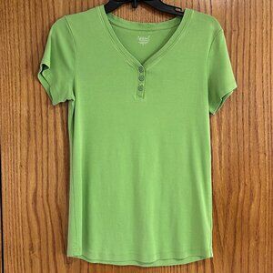 Coldwater Creek Naturals Green Shirt